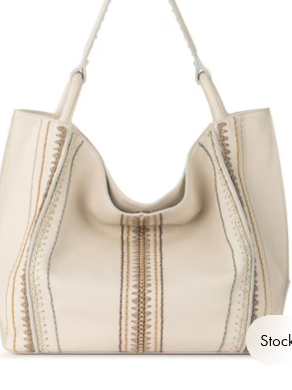 Los Feliz Large Tote - Leather - Stone Neutral Seminyak - Picture 9 of 9